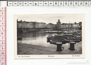 Cartoline: 14.220 TARJETA POSTAL ANTIGUA, DARSENA, 14, LA CORUÑA, GALICIA